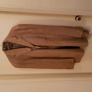 Polo by Ralph Lauren Brown Sport Coat Jacket Made In Italy Size 42 L